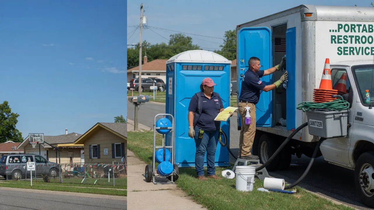 Portable Toilet Rental in Riverdale, ND near me